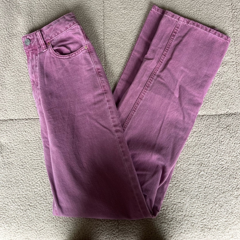size 24 pacsun purple pink boyfriend denim jeans